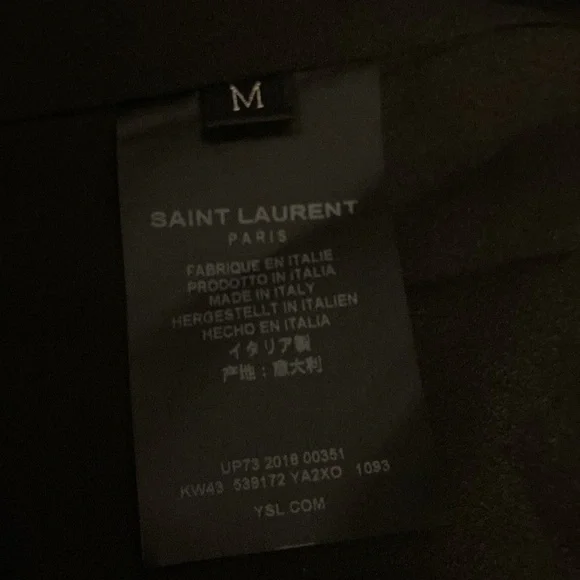 Saint Laurent Front Pleated Chiffon Dress NWT - Picture 5 of 9